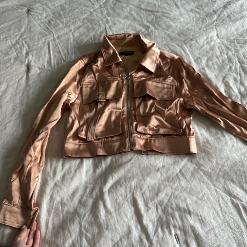 ALLEN SCHWARTZ June Cropped Jacket size Small